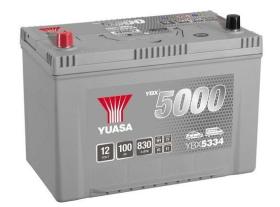 YUASA YBX5334 -  Batería de arranque - YBX5000 Silver High Performance SMF B