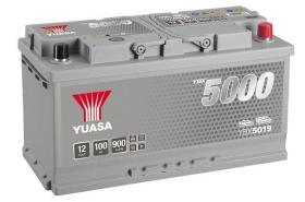 YUASA YBX5019 - Batería de arranque - YBX5000 Silver High Performance SMF Ba