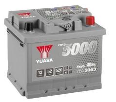 YUASA YBX5063 - Batería de arranque - YBX5000 Silver High Performance SMF Ba