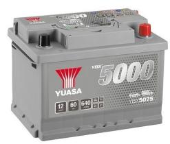 YUASA YBX5075 - Batería de arranque - YBX5000 Silver High Performance SMF Ba