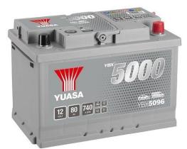 YUASA YBX5096 - Batería de arranque - YBX5000 Silver High Performance SMF Ba