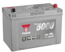 YUASA YBX5335 - Batería de arranque - YBX5000 Silver High Performance SMF Ba