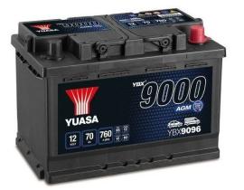 YUASA YBX9096 - YBX9096 - Bateria AGM Star Stop Plus